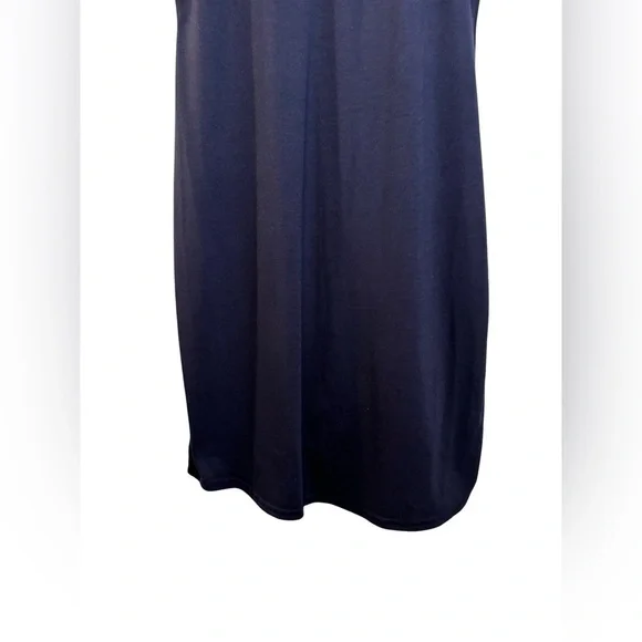 Berryou Navy Blue Cold Shoulder Dress Size L☀️ - Picture 10 of 12
